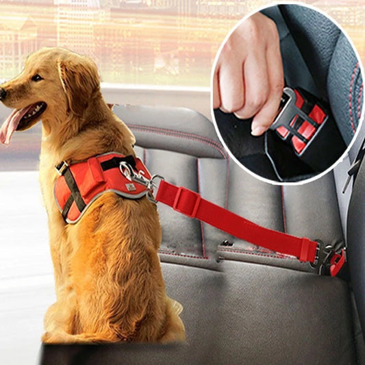 Pet Car Seat Belt – Safety Strap for Dogs & Cats