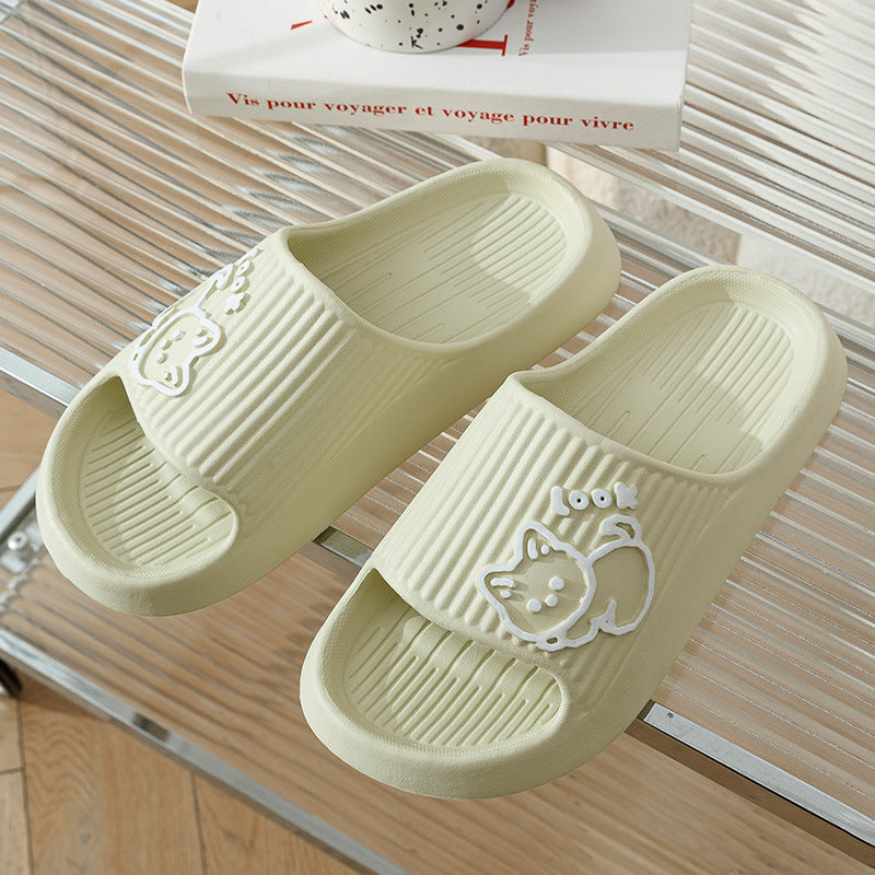 Cute Cat Slippers – Non-Slip Summer Slides for Women.